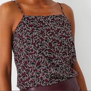 NWT Ann Taylor Squareneck Cat Cami